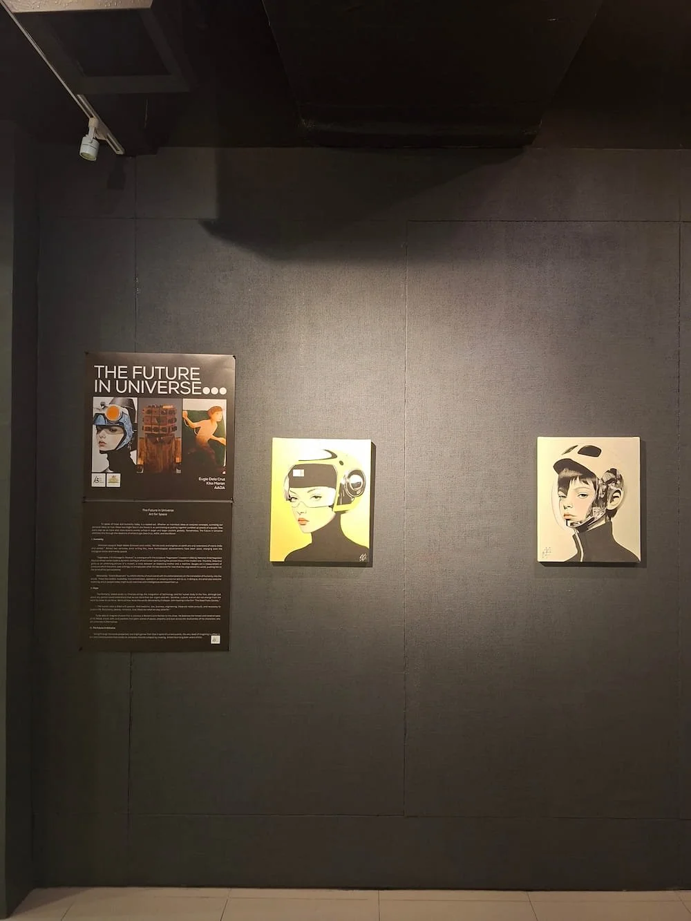 POSTER OF FUTURE IN UNIVERSE ART FOR SPACE EXHIBITION