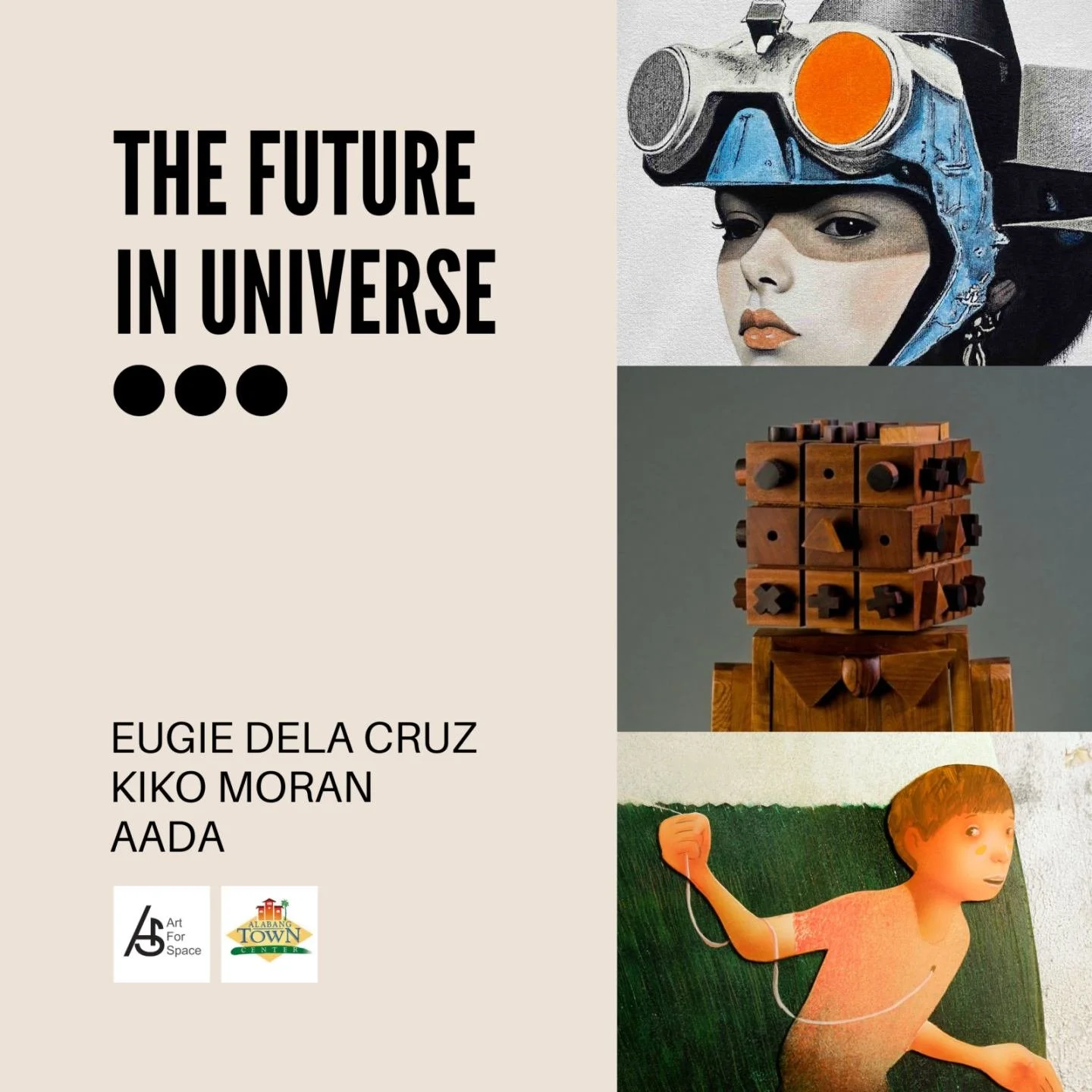 THE FUTURE IN UNIVERSE POSTER FOR ART SPACE GALLERY 