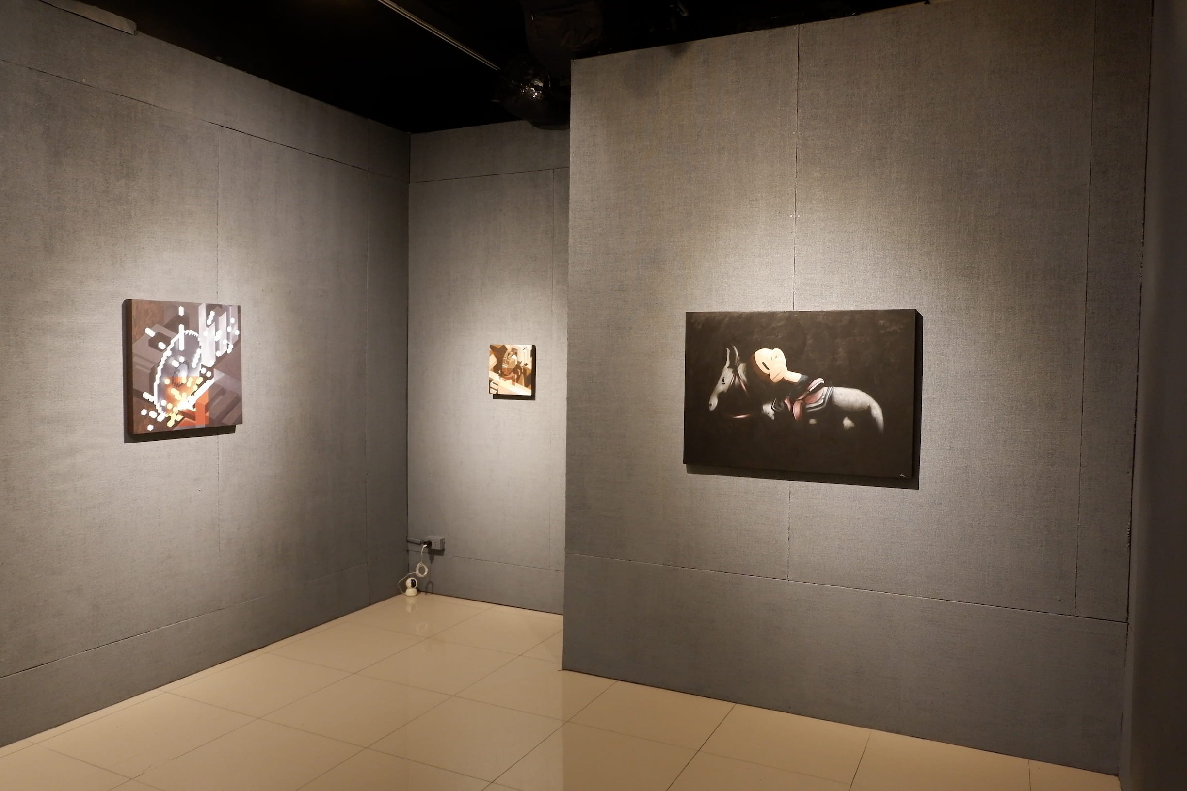 corner left view of hidden in plain sight exhibition