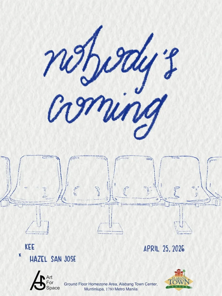 Poster nobody's coming featuring Kee and Hazel San Jose