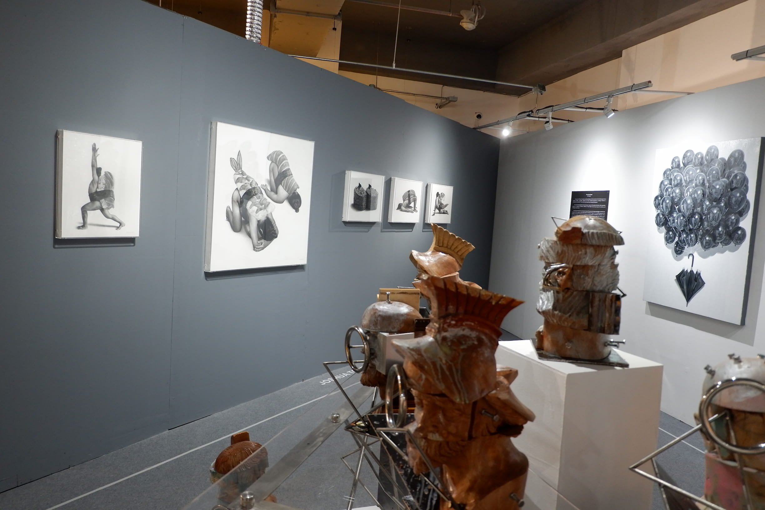 Left corner view of provisional state group show