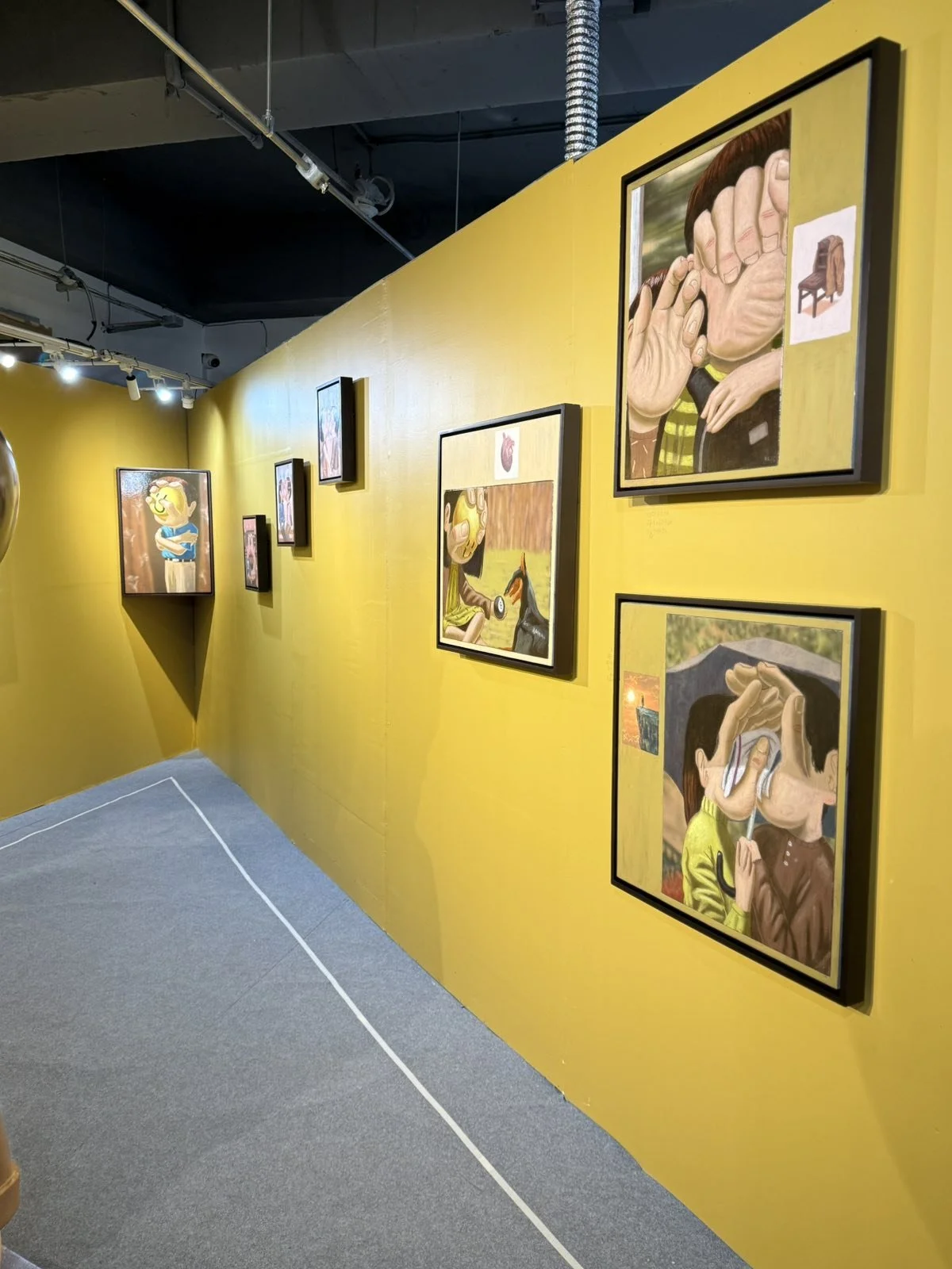 Right side view of Even After blic solo exhibition in Art for Space Gallery