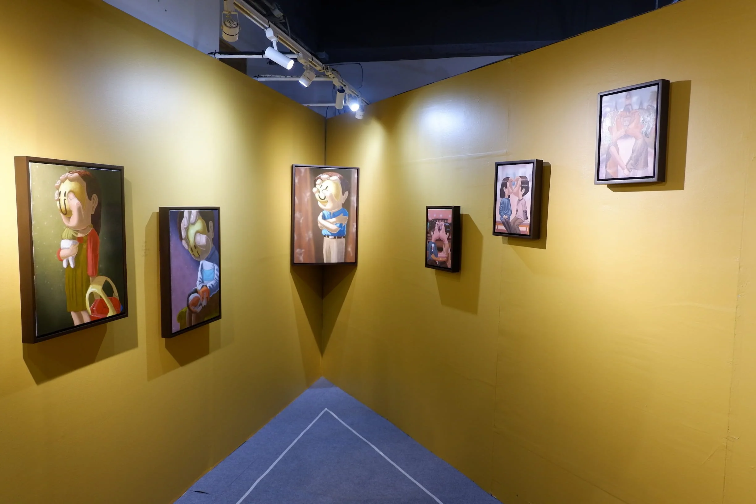 A corner view of Even after solo exhibition at Art Fair Philippines 2026