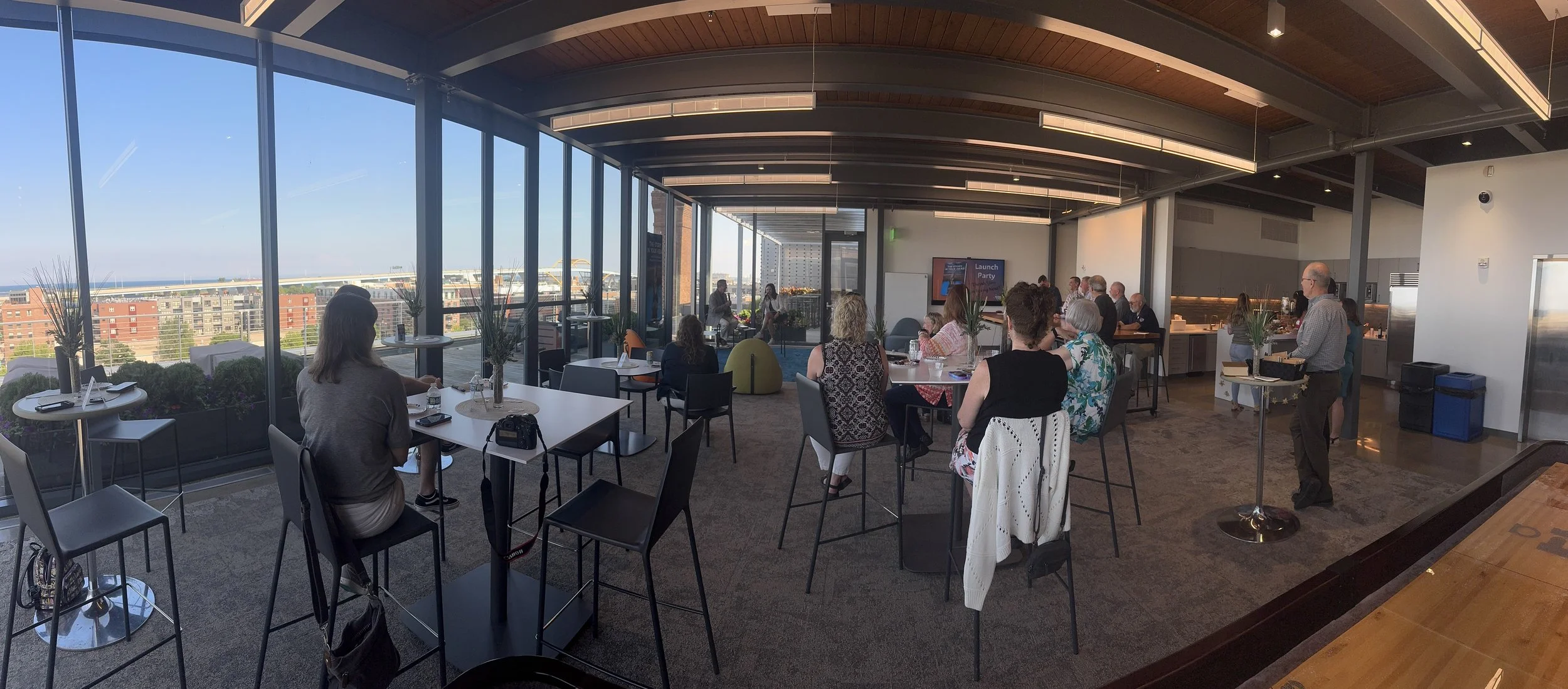 A special thank you to EUA, Bob's former firm who opened their doors to this event.