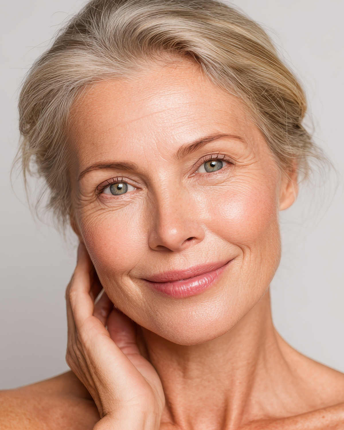 V-Shape facial treatment zones diagram