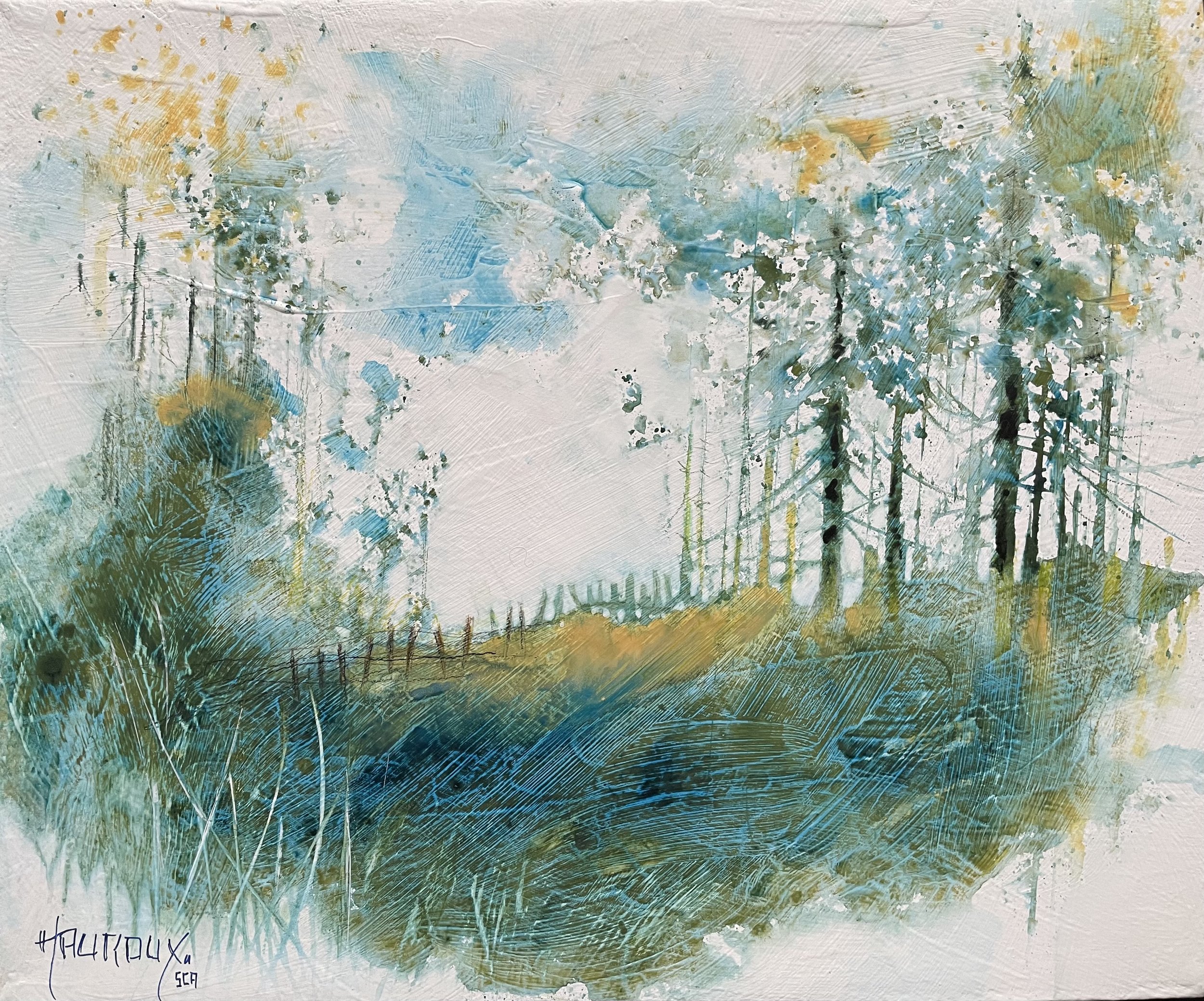 Elle Est Par Ici
10 x 12 po.
Sur toile et encadrée
225,00$