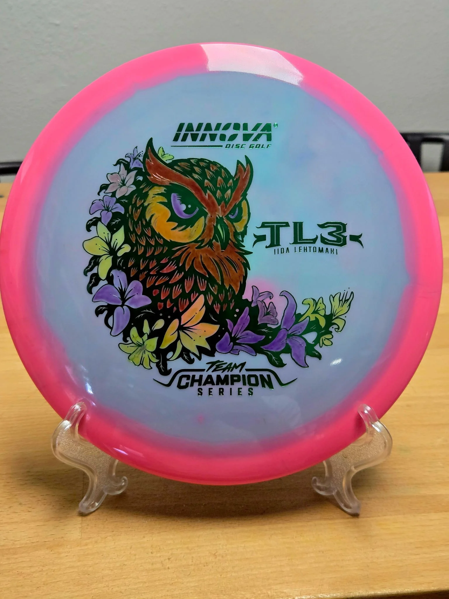 "Psychedelic Owl" Halo Star Glow TL3