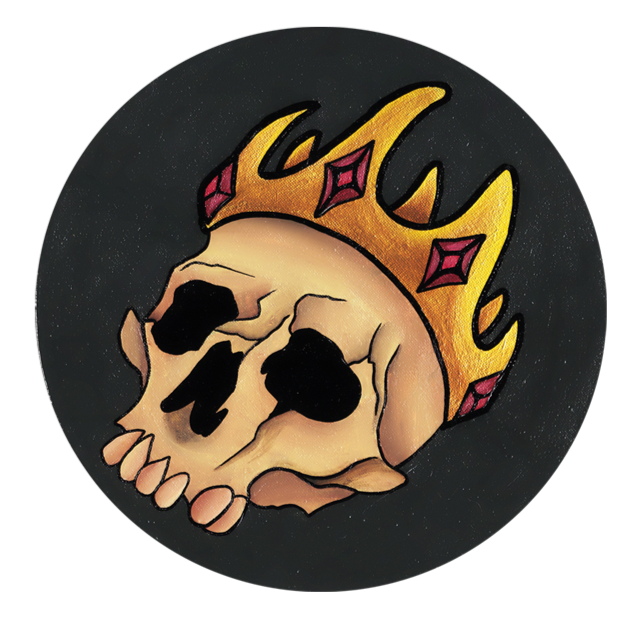 Skull with Crown