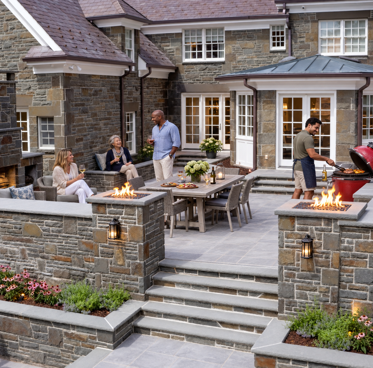Patio Gathering by Firelight.png