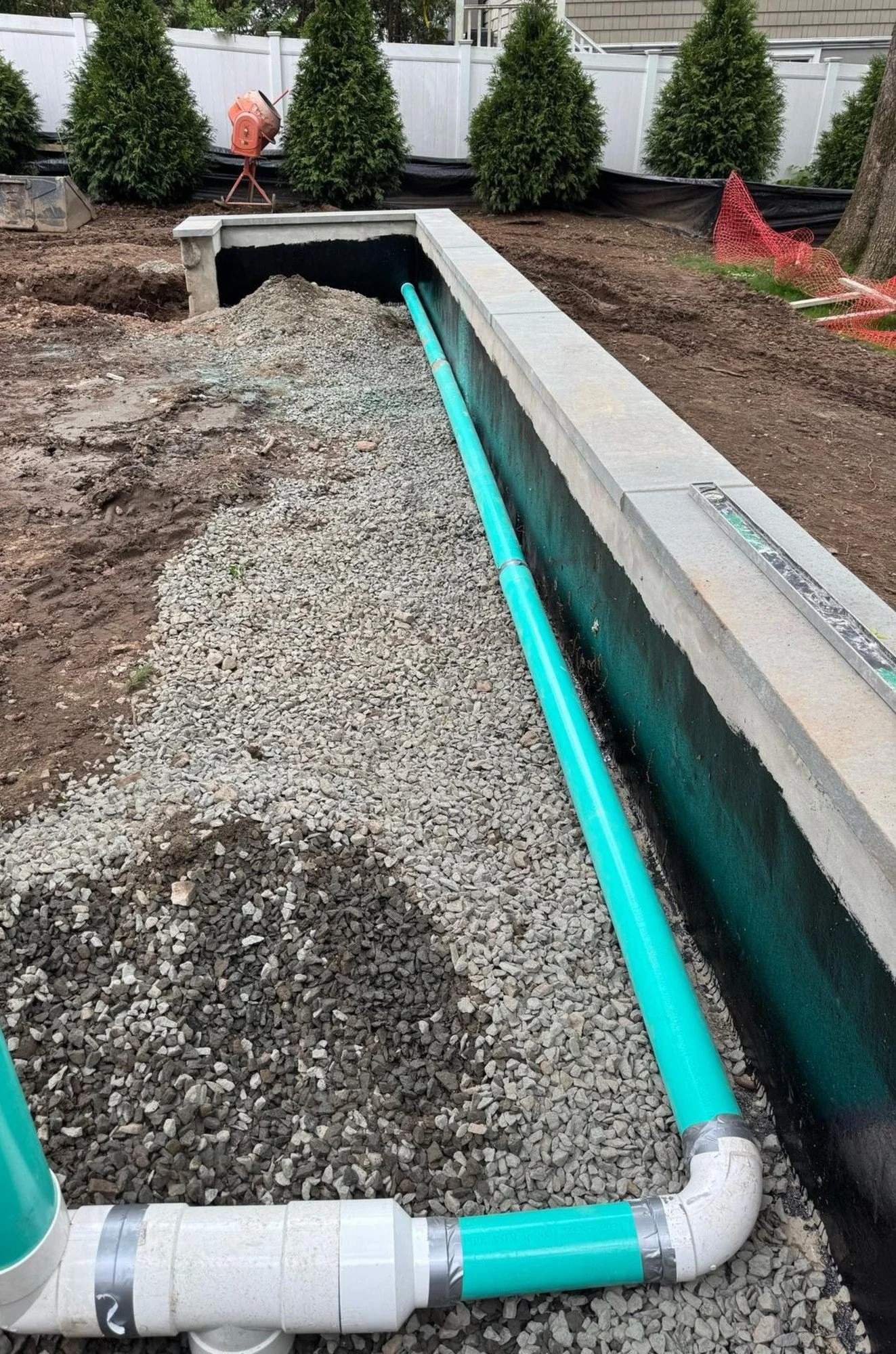 Gravel base installation supporting Drainage & Sitework solutions in Ridgewood, NJ