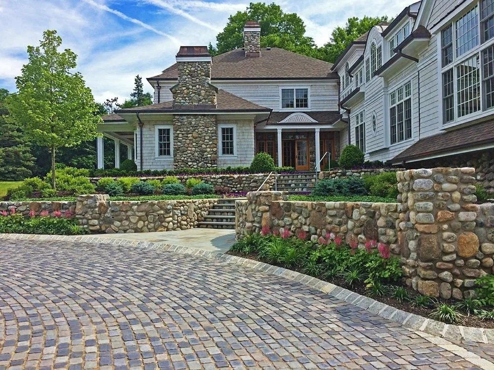 Refined bluestone patio overlooking a serene garden in Saddle River, NJ.jpeg