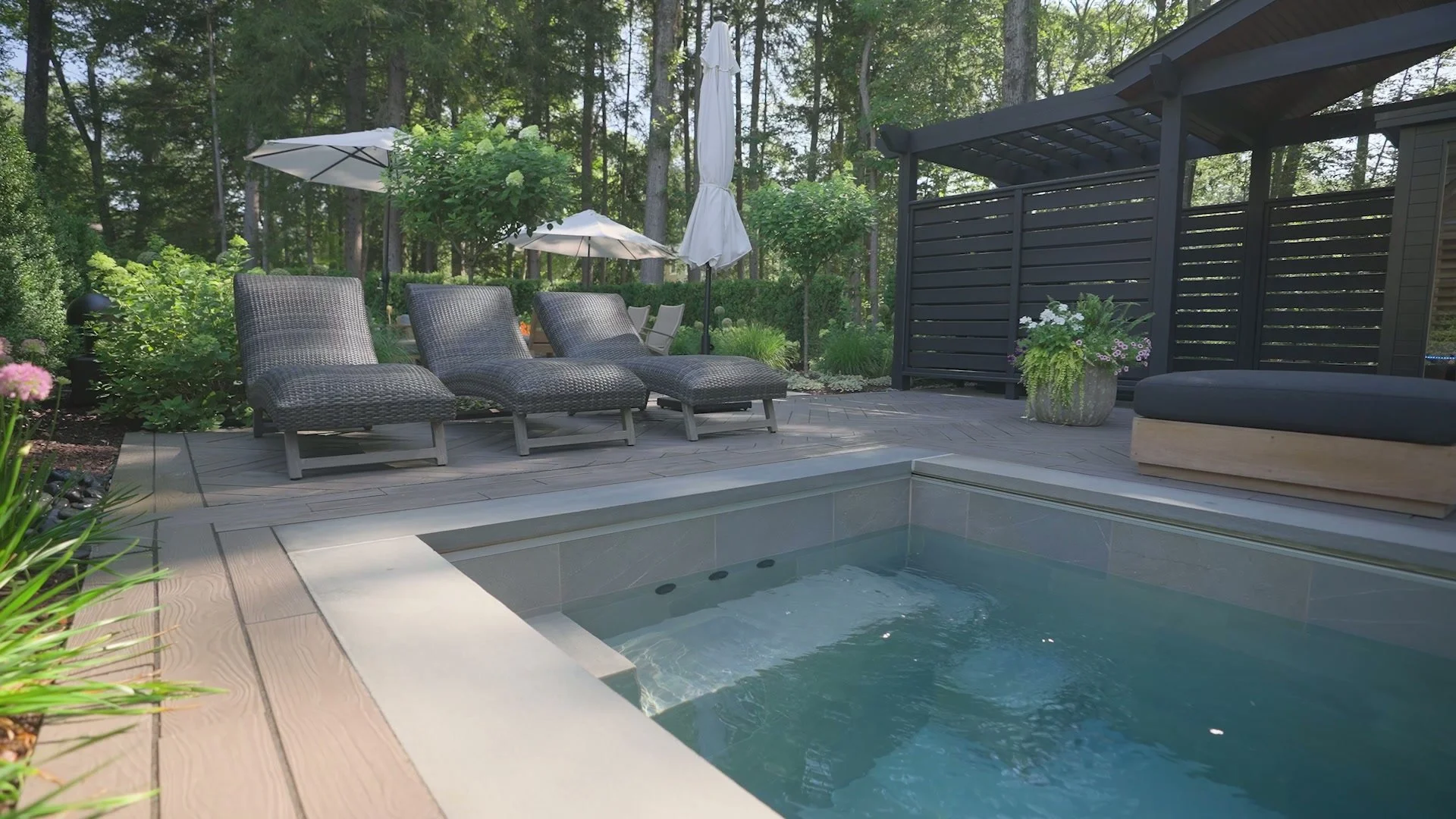 outdoor spa