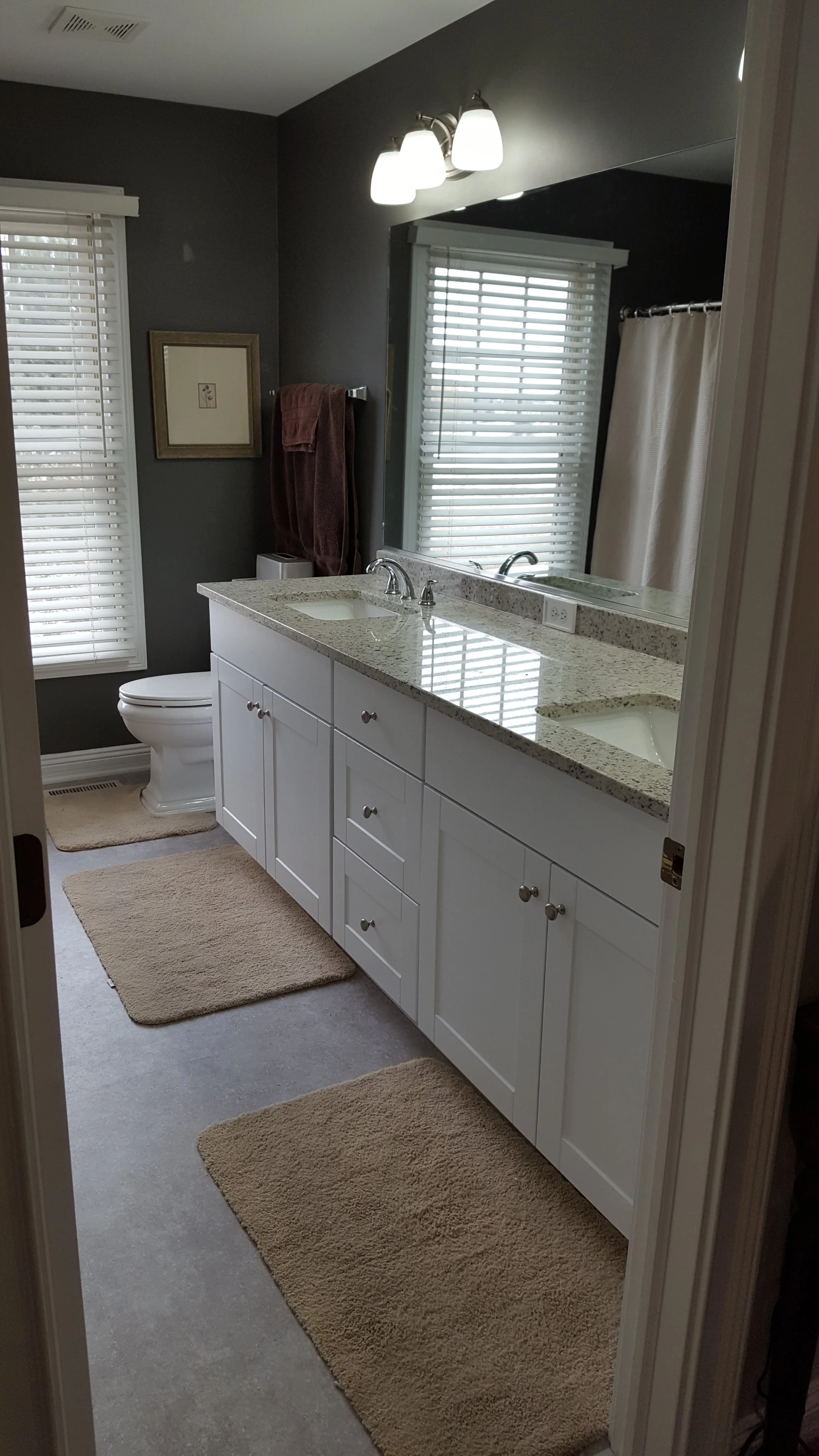 Hall bathroom remodel