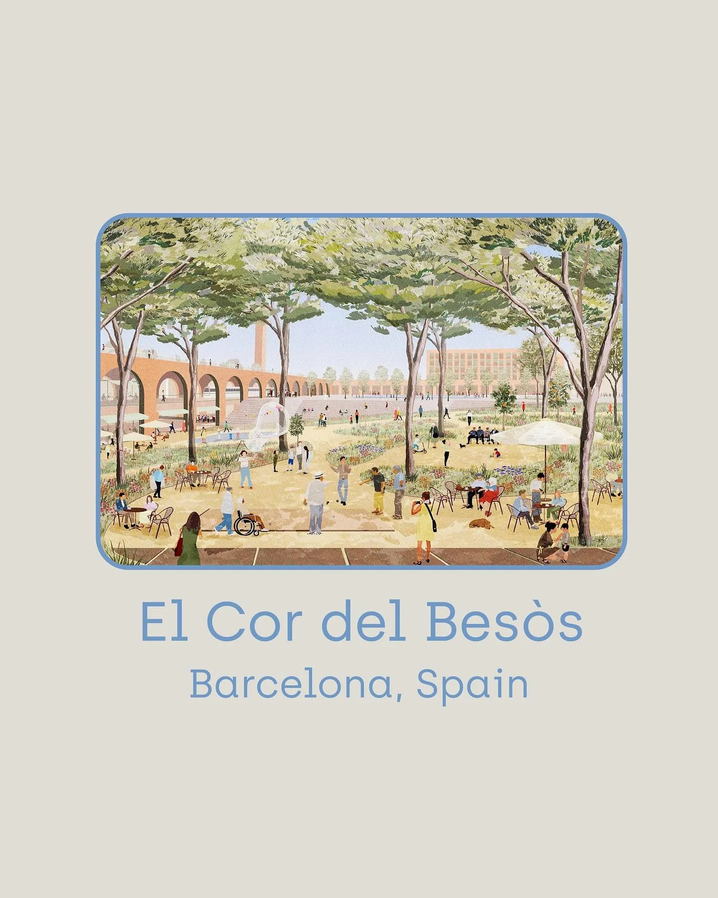 Down the memory lane 🌿
In 2021, our project &laquo;El Cor del Bes&ograve;s&raquo; received third prize in an invited competition in Barcelona.
The vision reimagined the Bes&ograve;s river park as a resilient landscape &mdash; reconnecting neighborho