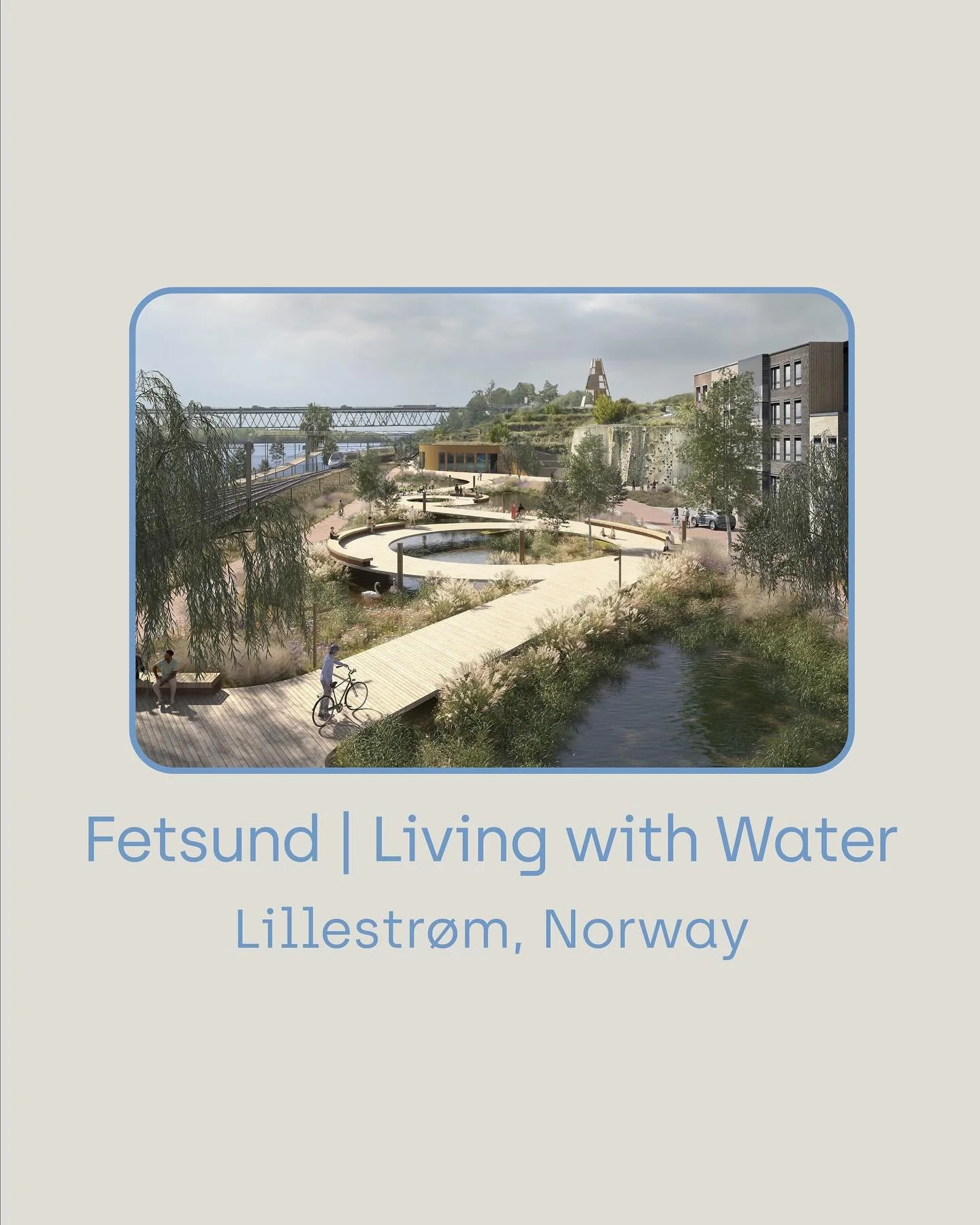 Living with Water🌊
Fetsund, located at the end of Norway&rsquo;s largest water basin, holds a unique geographical position that brings both opportunities and challenges. In collaboration with LPO Architects, we are building upon earlier studies to d