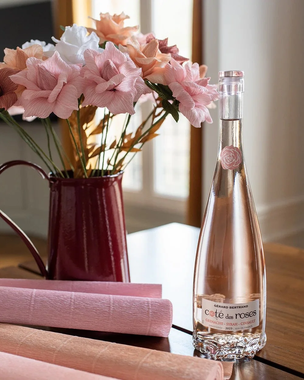 Experience the Elegance of C&ocirc;te des Roses Ros&eacute;. This C&ocirc;te des Roses Ros&eacute; is a true delight for the senses &mdash; tender and pale, with brilliant bluish reflections that gracefully evolve over time into soft shades of orange