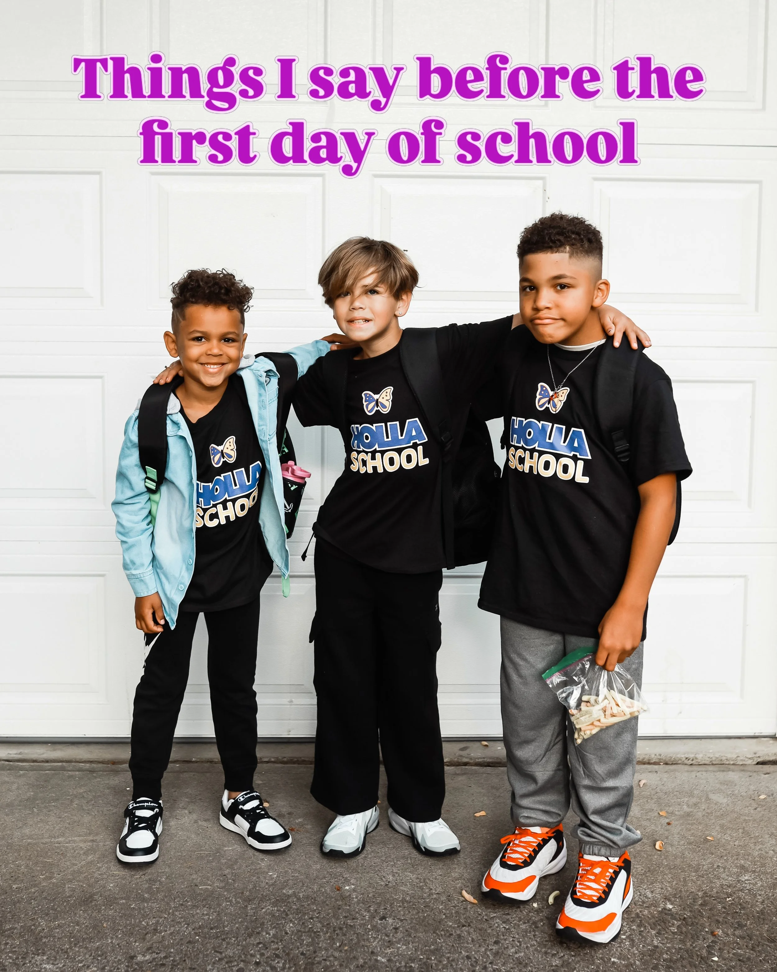 Fifth &amp; First grade is wild talk but here we are 🥺

Forever and ever grateful to be their mom.