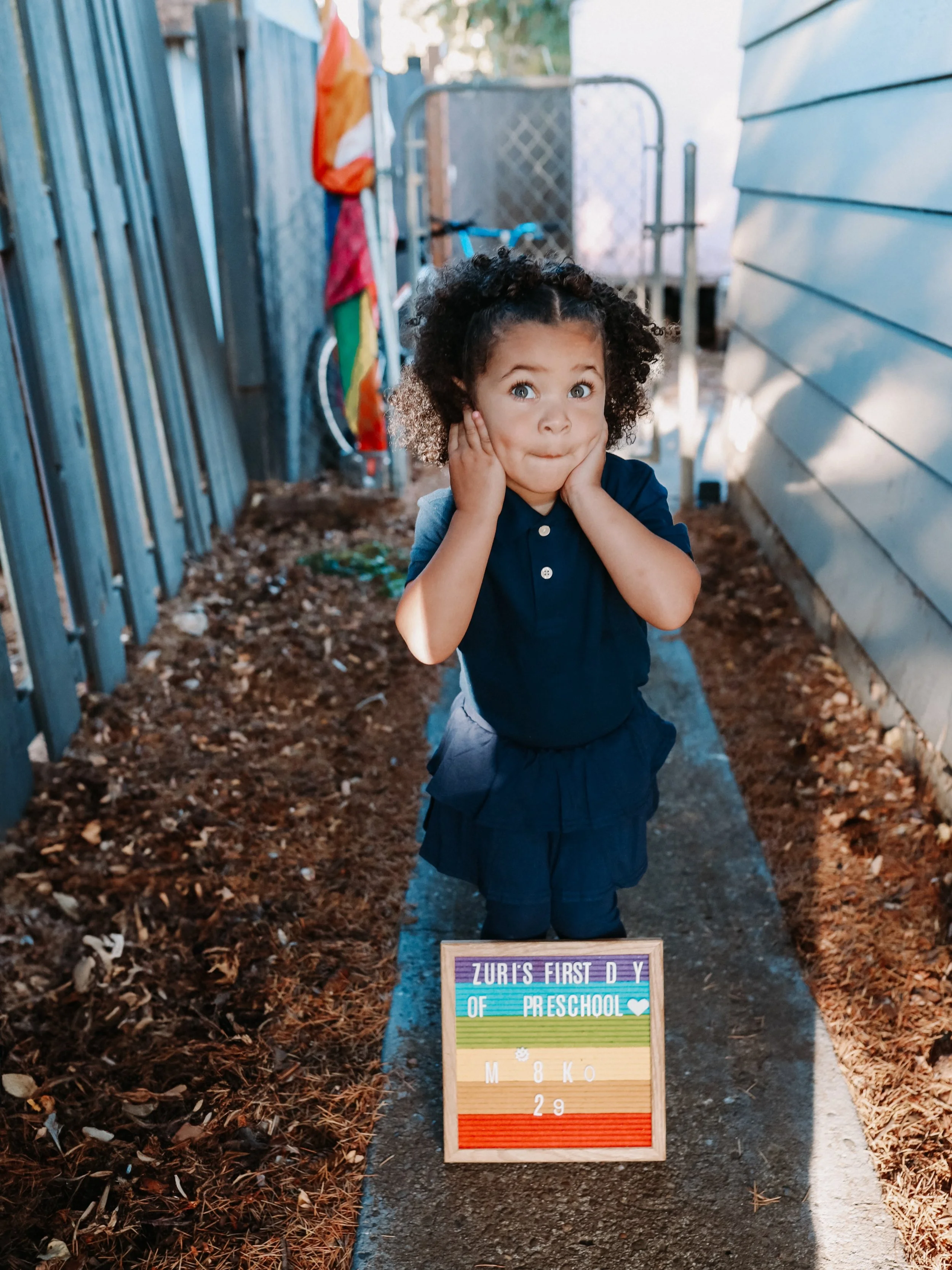 Our sunshine girl finished her first week of pre-school 🥺 it&rsquo;s their little uniforms for meeee.

I&rsquo;m so proud that her pre-school is owned &amp; amazingly run by two phenomenal Black women. May she never wonder why she never saw brown &a
