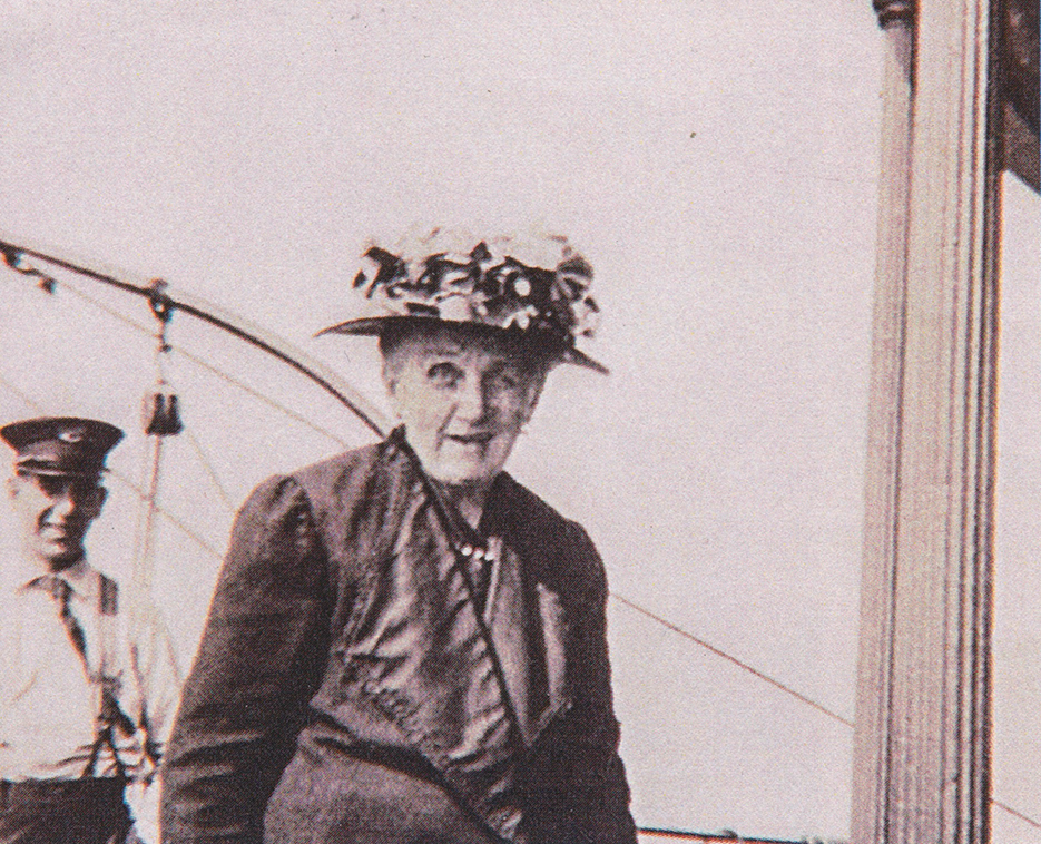 Kate retires and leaves the lighthouse. February 28th, 1919. (Walker Family Collection)