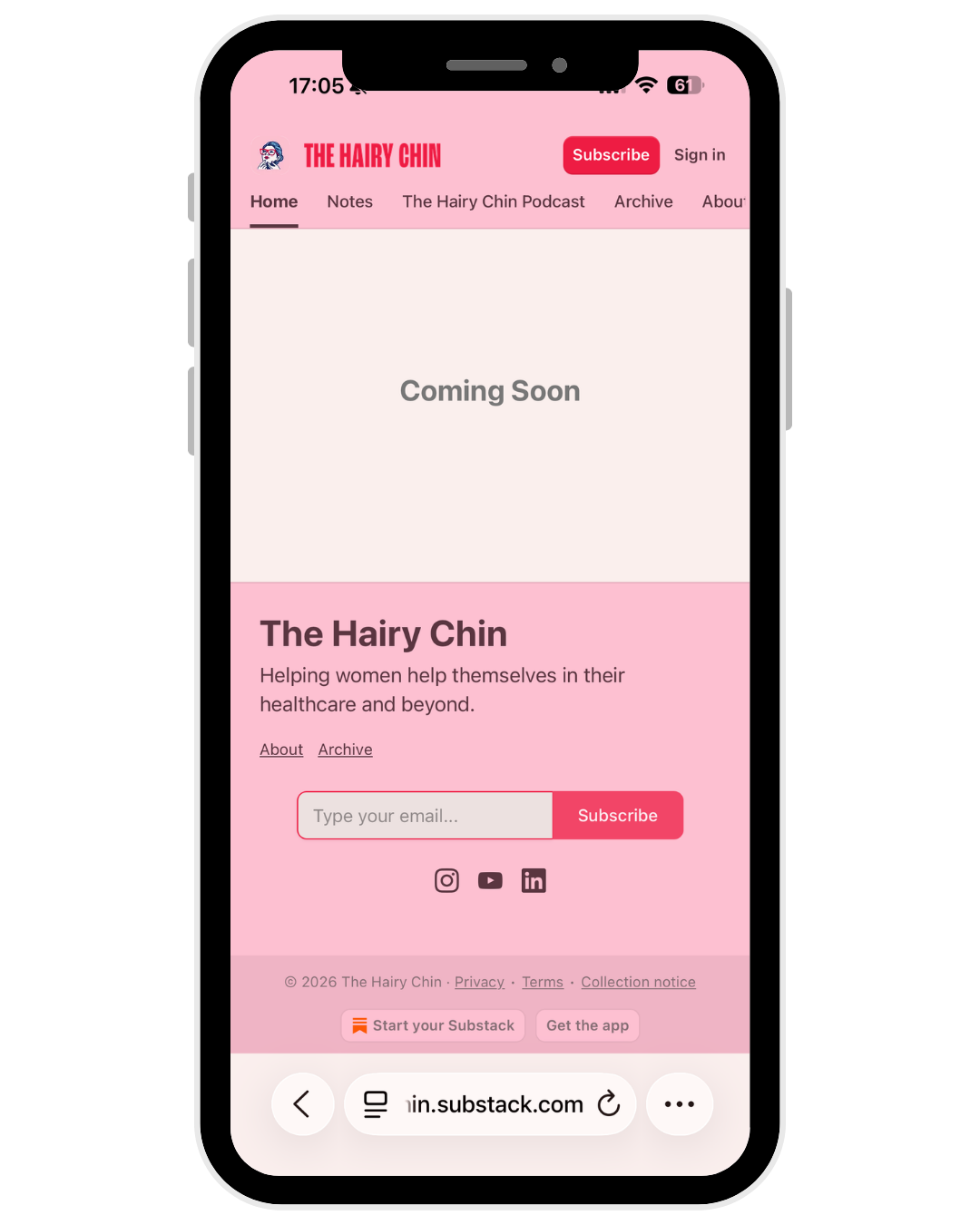 The Hairy Chin Substack is Coming Soon