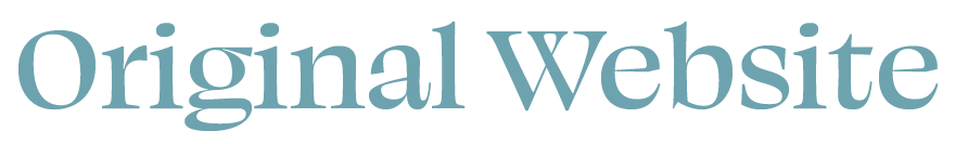 Text reading 'Original Website' in large, blue serif font.