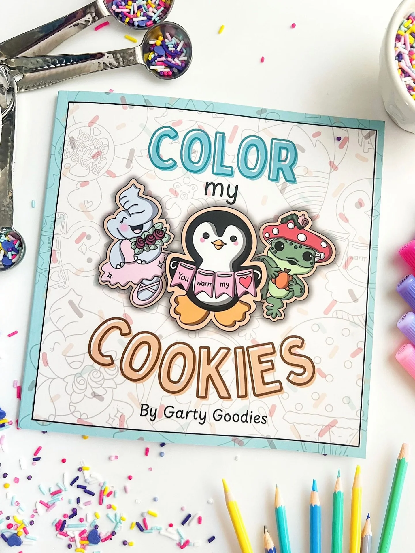 I can&rsquo;t believe it&rsquo;s REAL! My first Cookie Coloring Book now available on gartygoodies.com! 🥹

I&rsquo;ve always wished there was a way I could give all my followers a taste of my cookies, but my page is about more than that&mdash;it&rsq