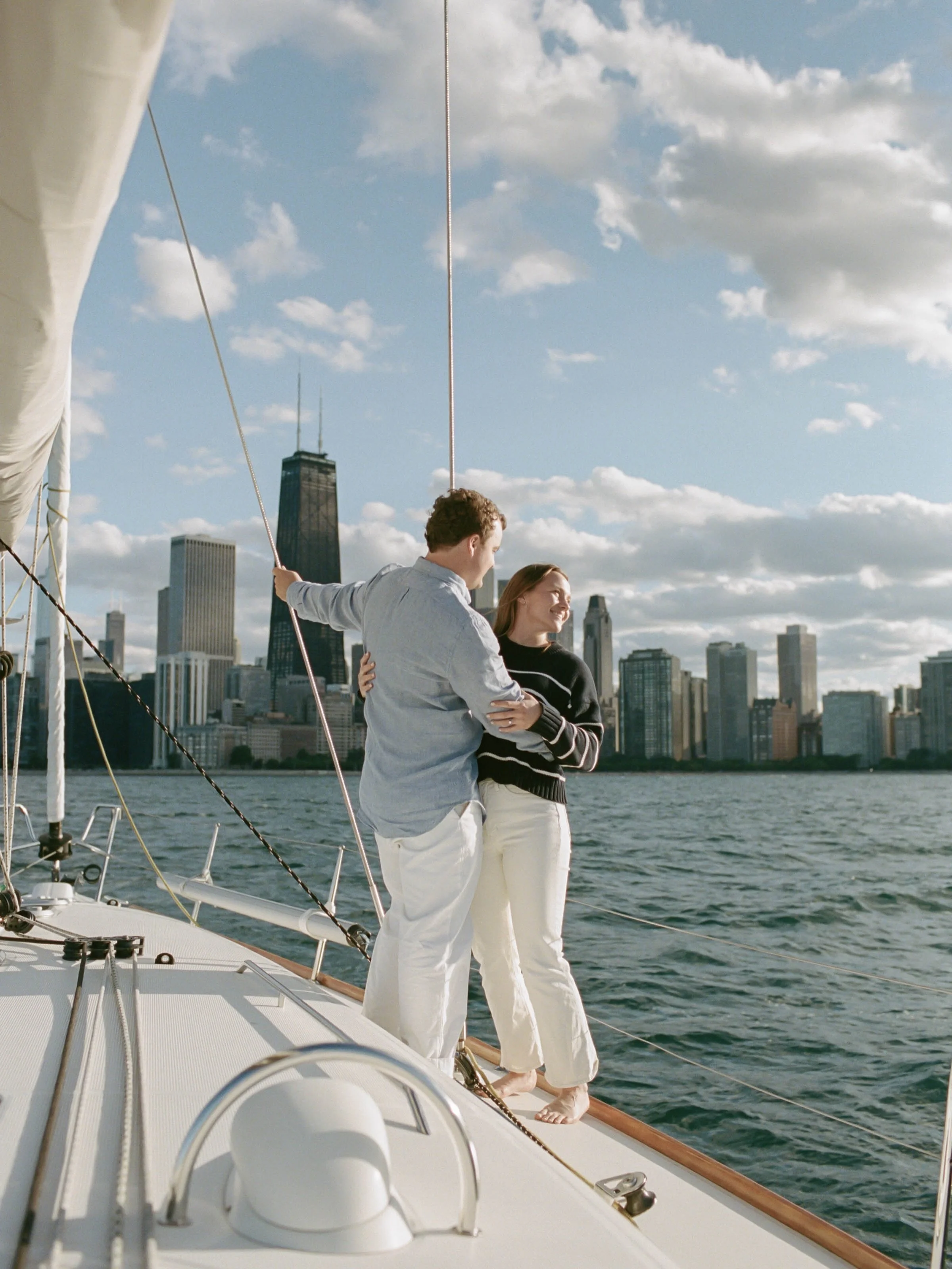 A Sunday night sail on Lake Michigan with Bridget and Jack 

#engagementphotography #chicagoengagementsession #nyweddingphotographer  #destinationweddingphotography