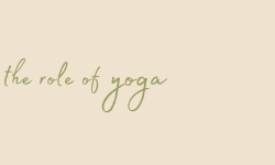 the role of yoga