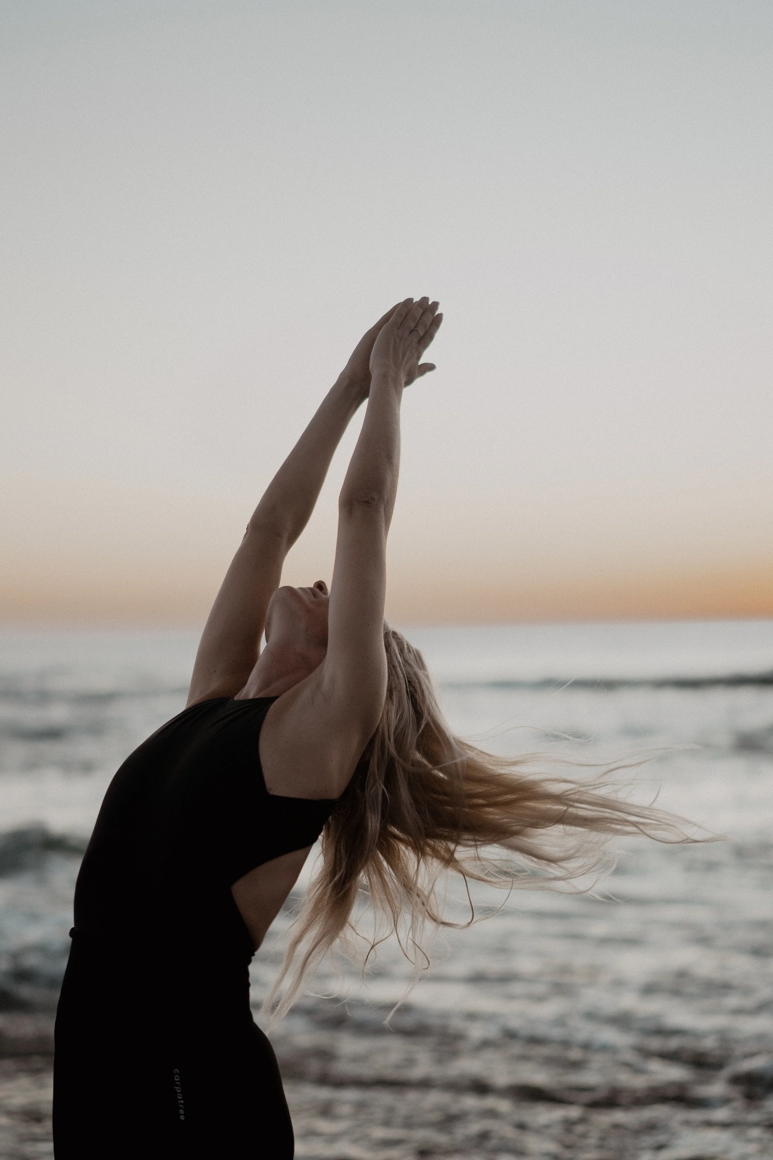 sunset yoga