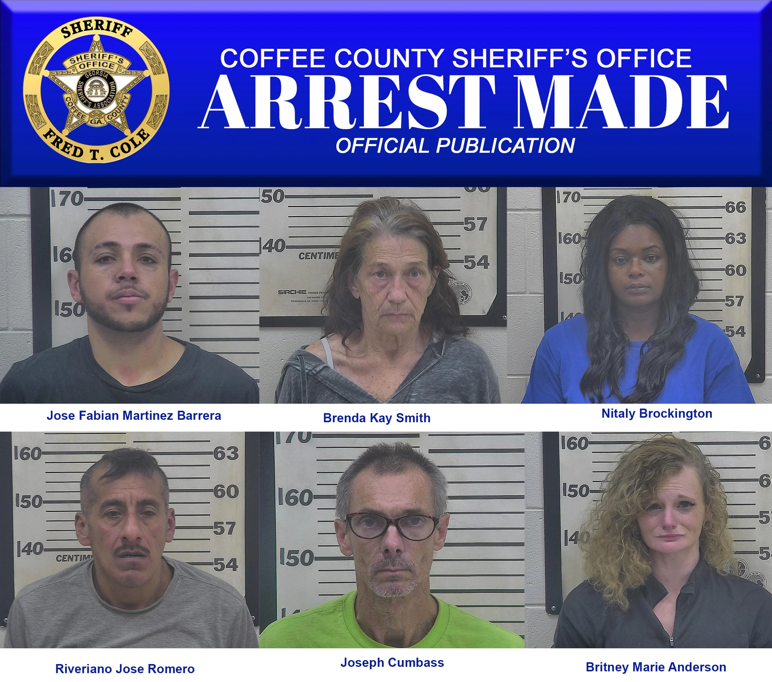 Multiple Arrests, Illegal Firearm, and Methamphetamine in Zero Tolerance Drug Sweep