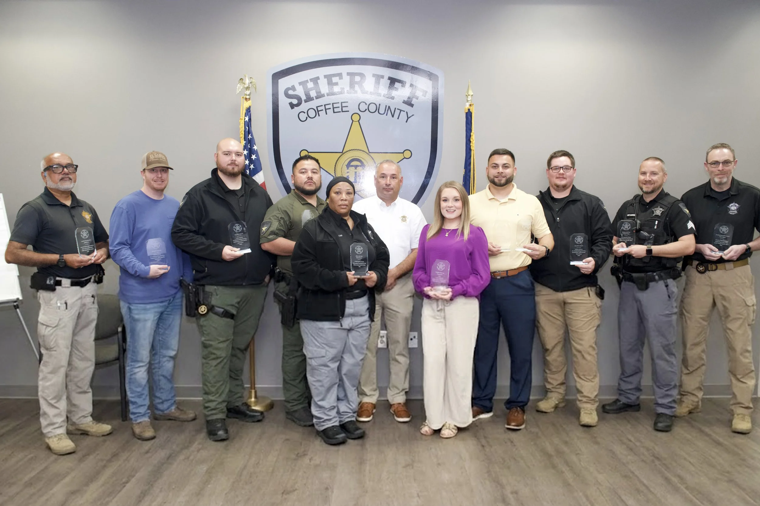 Coffee County Sheriff’s Office Honors Top Performers in Annual Awards Ceremony