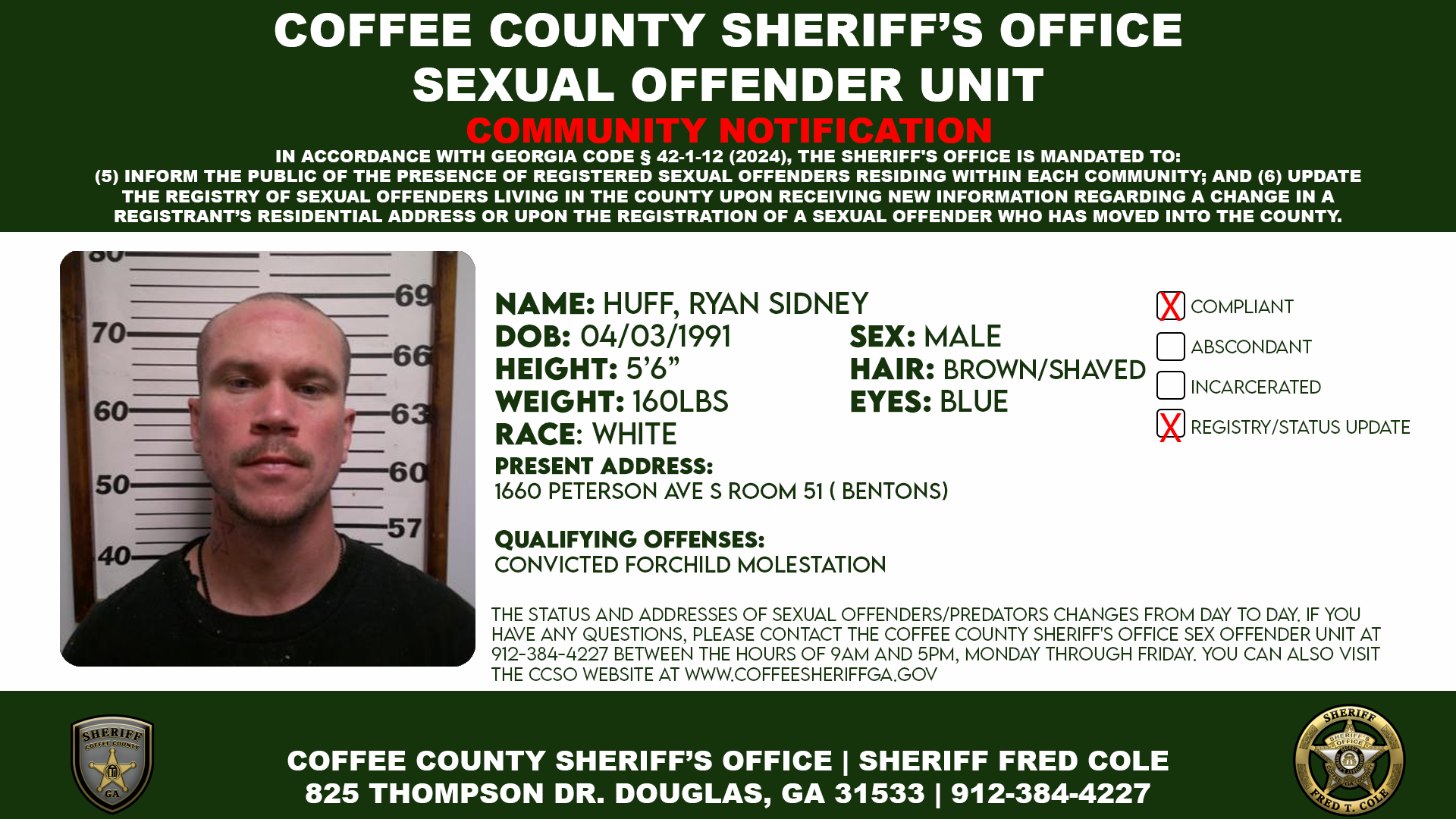 Sex Offender Information Bulletin