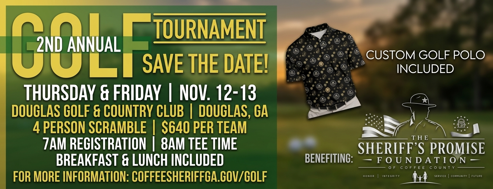 CCSO Golf Banner 