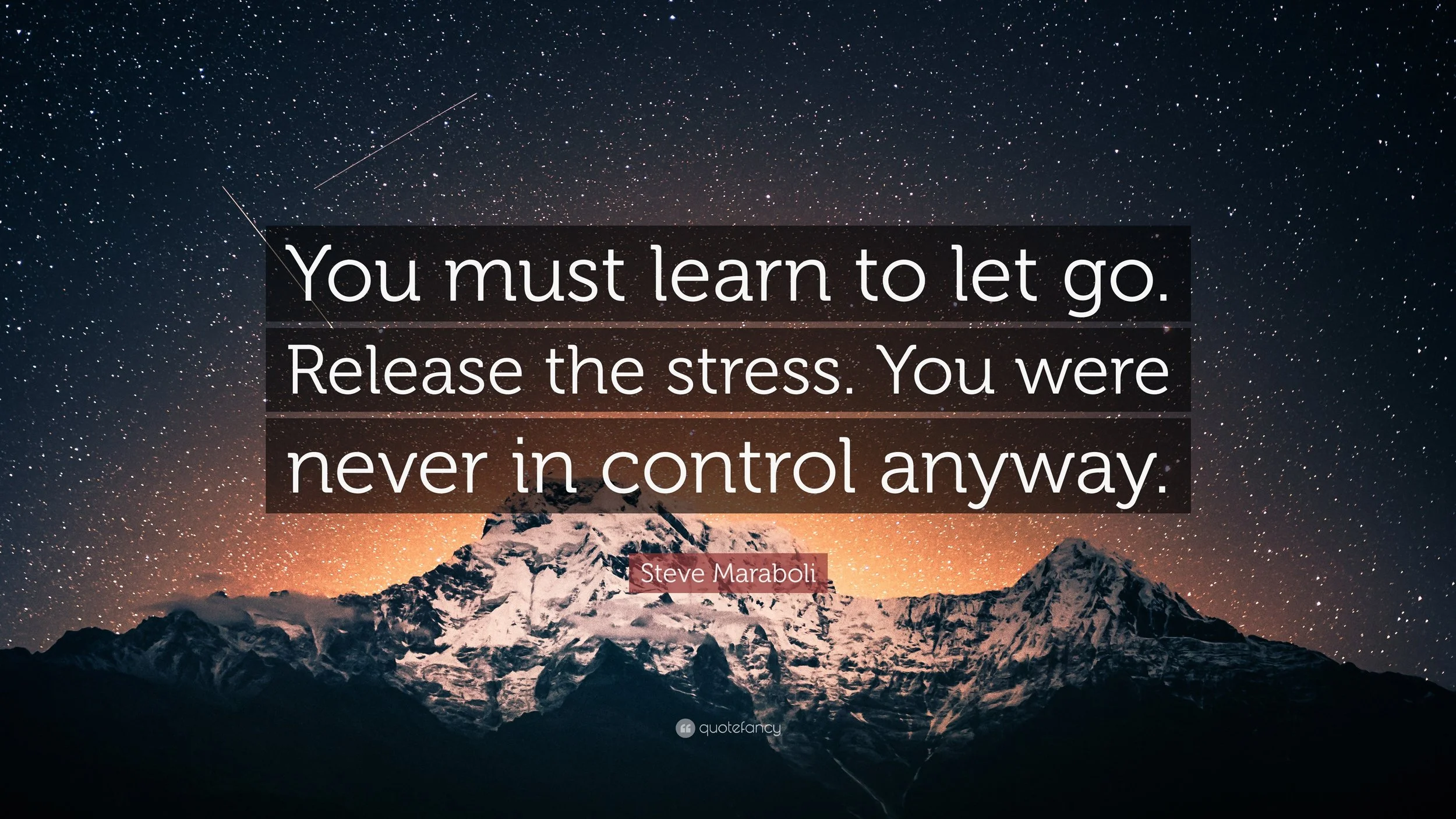 You Were Never in Control