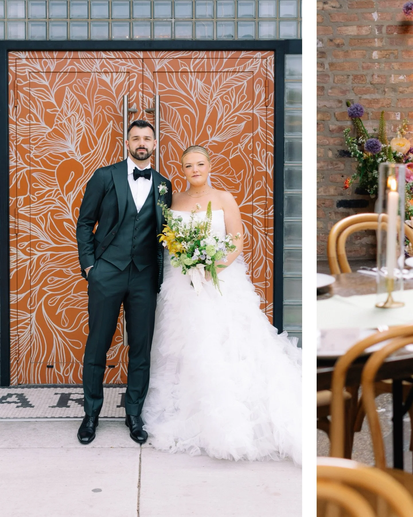 Chicago showed OFF for these two ✨

A day drenched in color, style, and the sweetest kind of love. Every detail felt alive, just like their joy.

Pure magic in the city.💫

Photo: @samhughphoto 
Planner: @1finedayevents 
Venue: @the.arbory 
DJ: @bigs