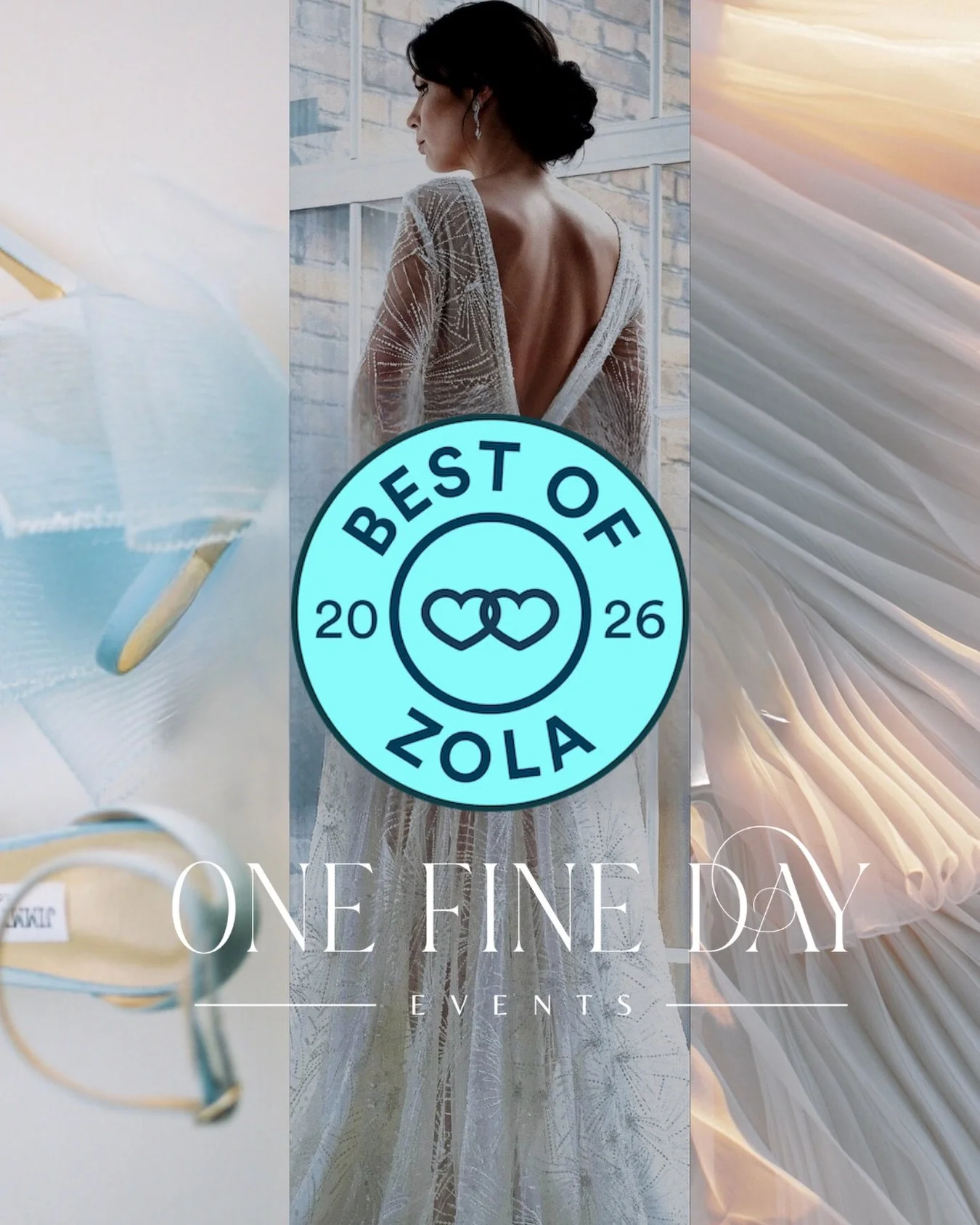We are officially a Best of Zola 2026 winner! 🥂✨

Waking up to this news honestly has me feeling so emotional. Being recognized as a vendor who goes &ldquo;above and beyond&rdquo; is the ultimate compliment, but this award isn&rsquo;t really about a