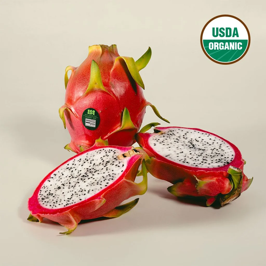 Organic White Flesh Dragon Fruit