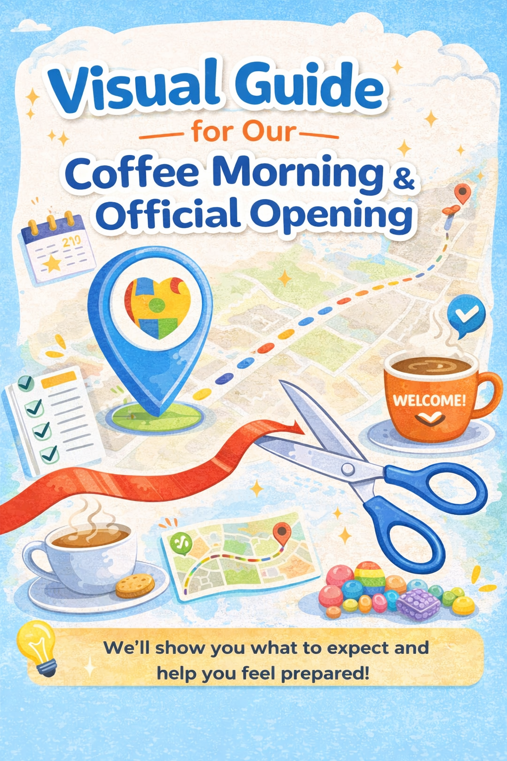 Visual Guide for Our Coffee Morning &amp; Official Opening