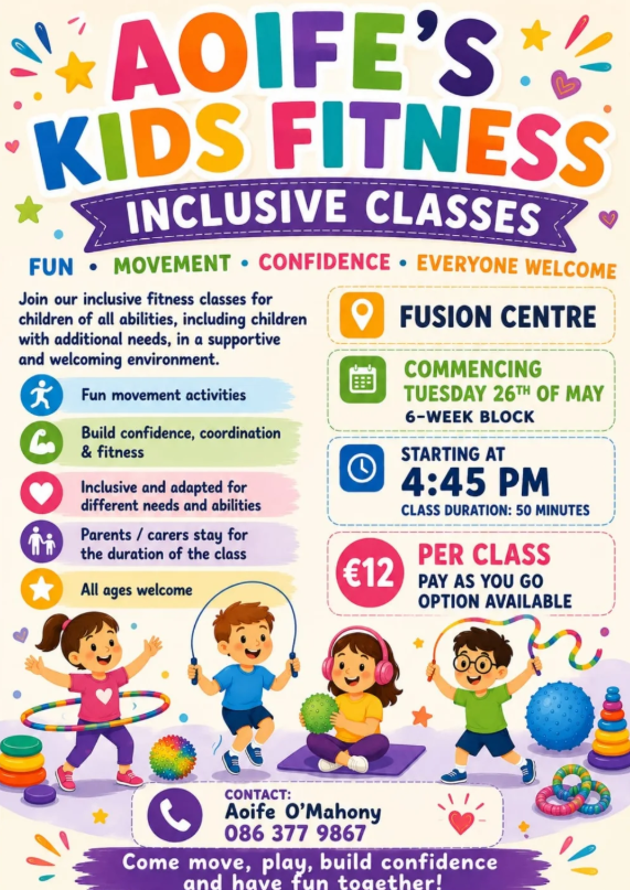 Aoife’s Kids Fitness Inclusive Classes