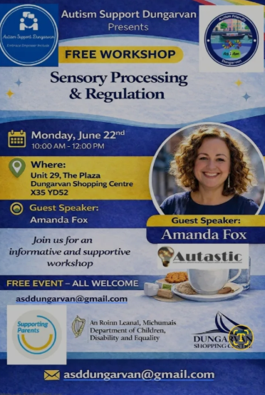 Coffee Morning Workshop -       Sensory Processing &amp; Regulation