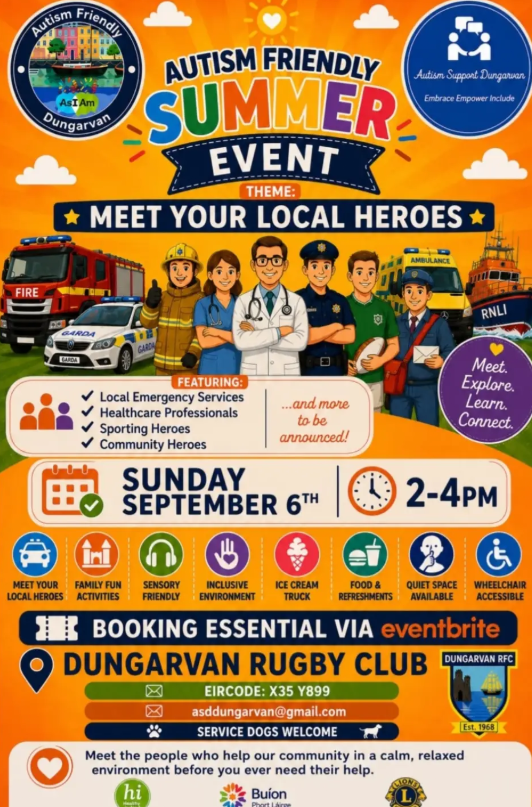 Autism Friendly Summer Event       Meet The Heroes