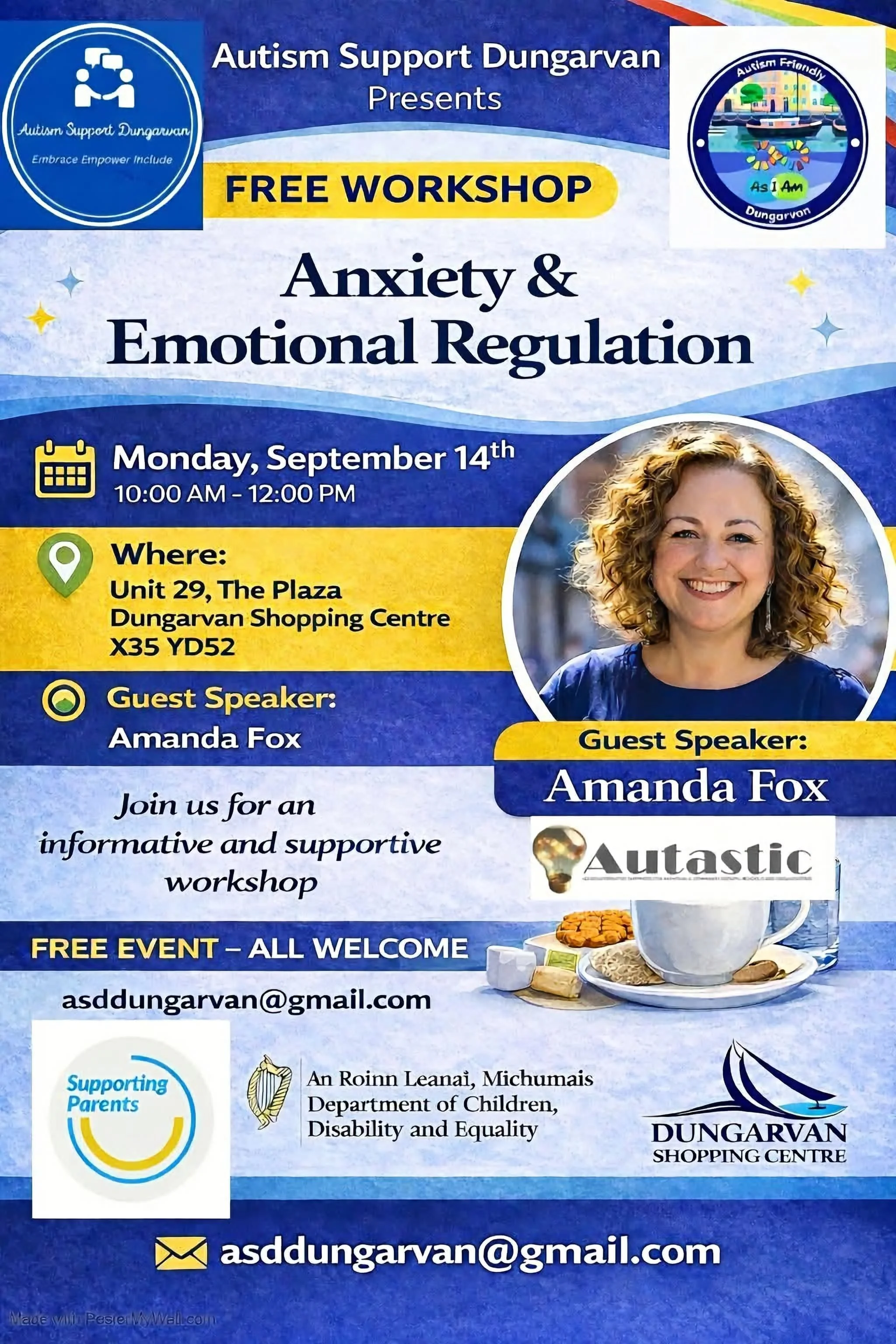 Coffee Morning Workshop - Anxiety &amp; Emotional Regulation