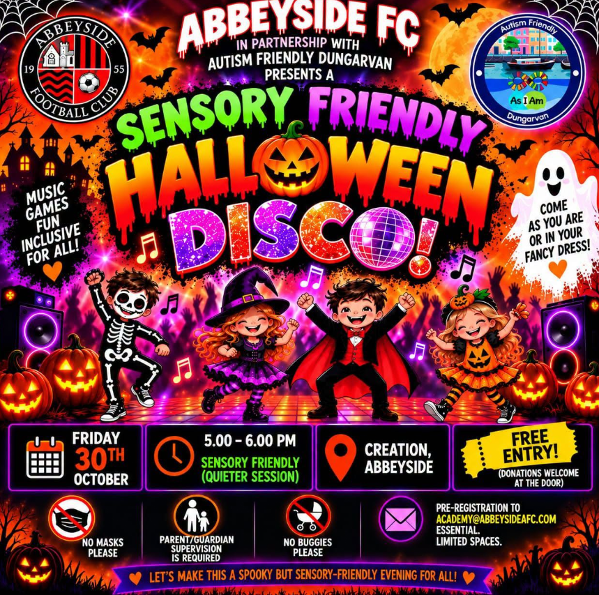 🎃👻 Sensory Friendly Halloween Disco! 👻🎃