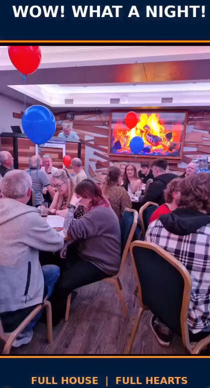 🎉A PHENOMENAL TURNOUT, A FULL HOUSE AND AN AMAZING €2,733.50 RAISED!🎉😲