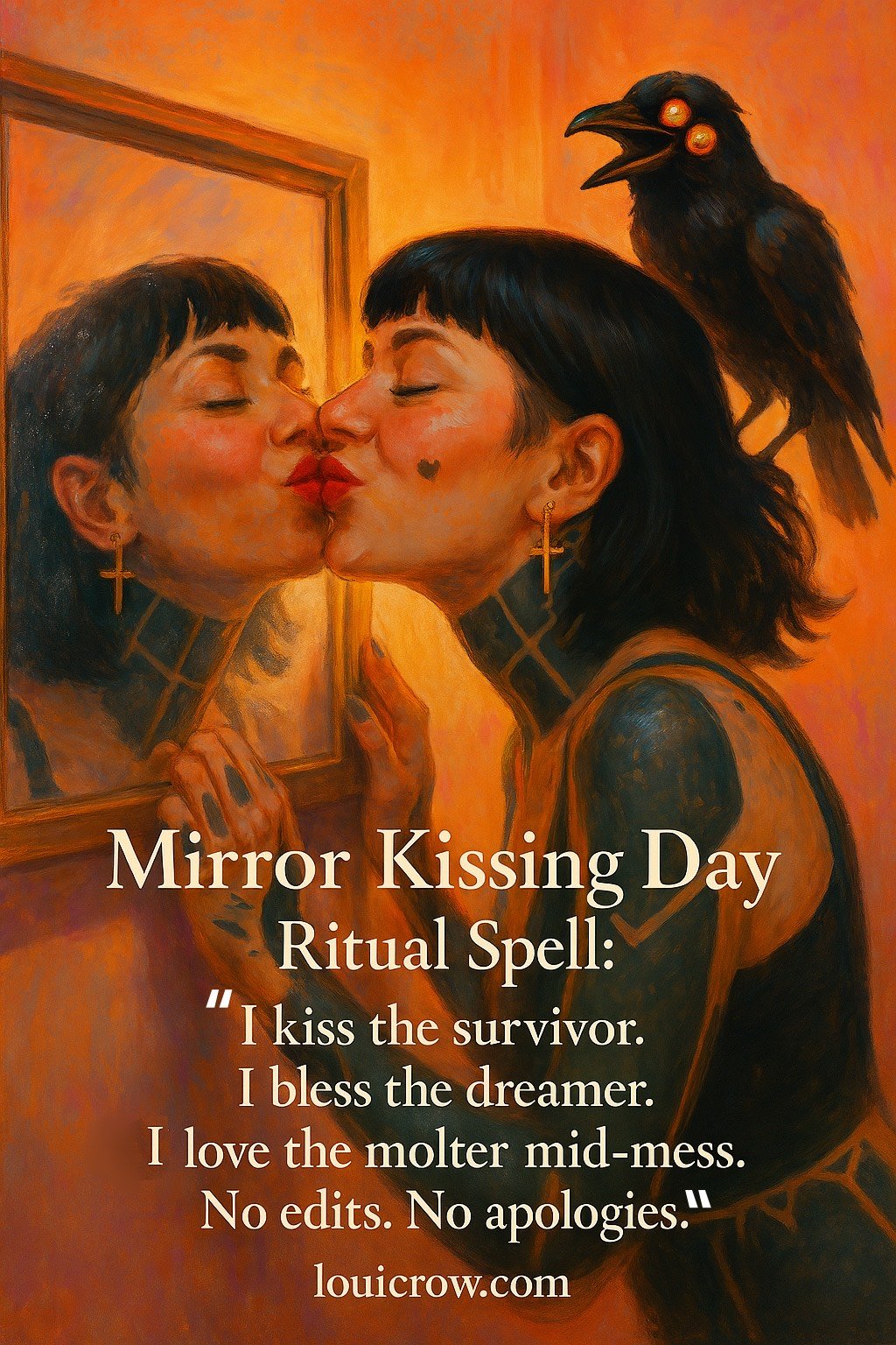 Mirror Kissing Day: A Self-Love Ritual Spell for Survivors