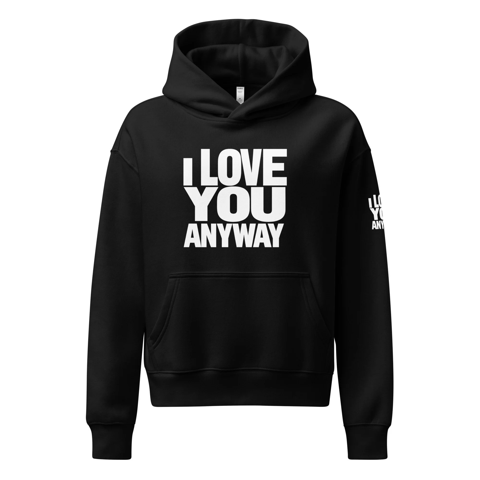 I Love You Anyway | Mirror, Mirror Off The Wall Album | Loui Crow Lyric | Women’s Relaxed Hoodie