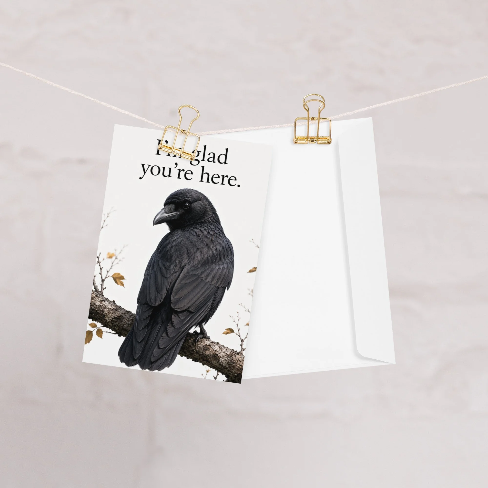 I'm Glad You're Here | You Make The World Better | Encouragement Card | You Matter | Thinking Of You  | 4x6 Greeting Card