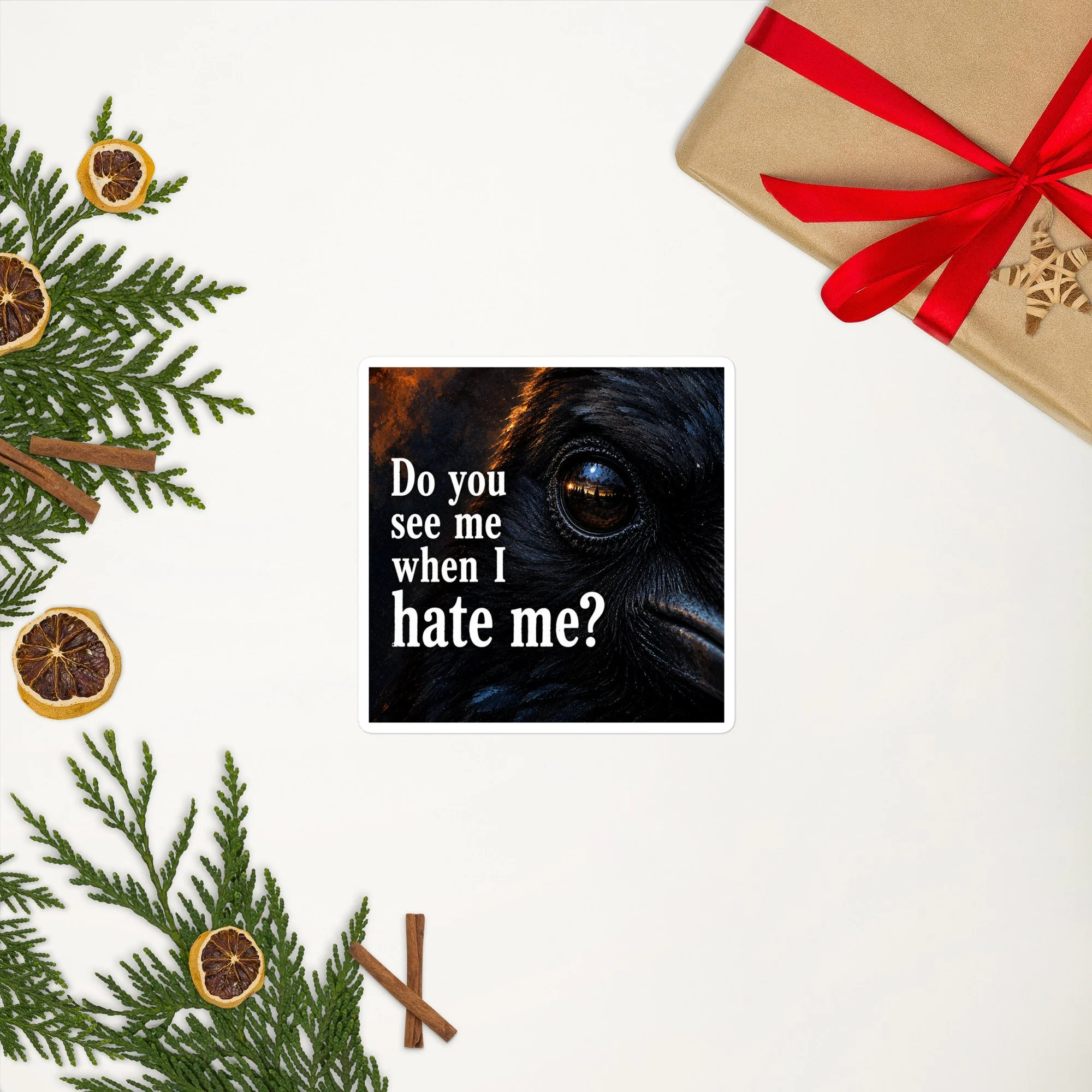 Do You See Me When I Hate Me? | Inner Child | I Love You More | Mirror Work | Loui Crow Lyric | Sticker 4x4