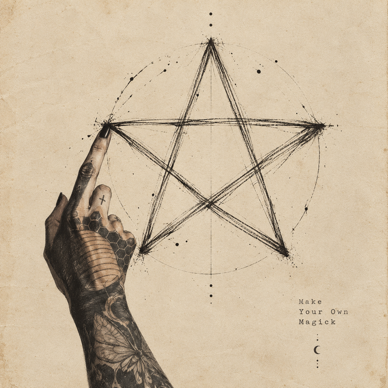The Cross + The Pentagram