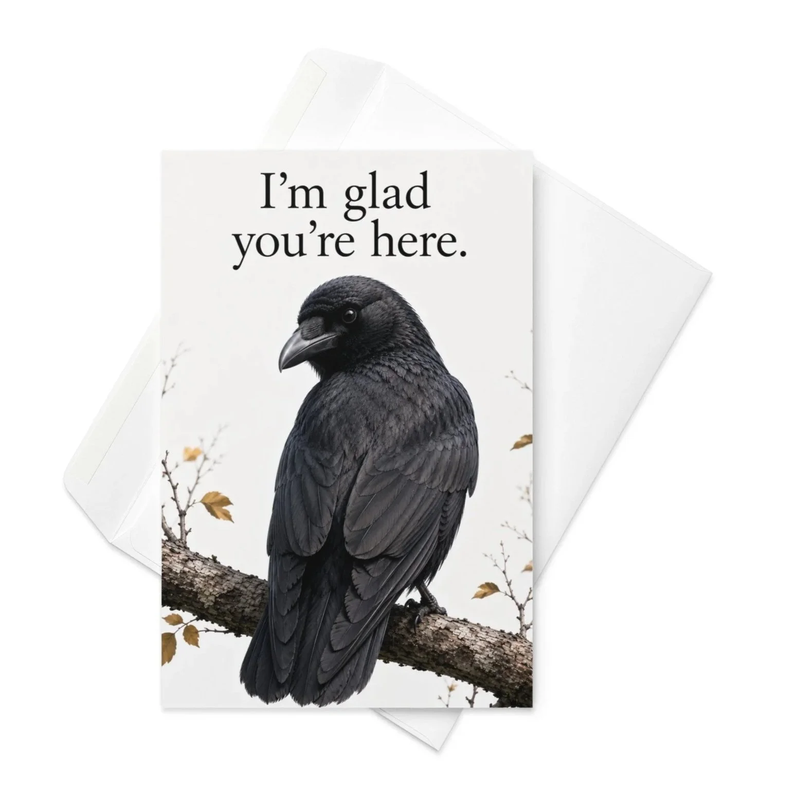 I'm Glad You're Here | You Make The World Better | Encouragement Card | You Matter | Thinking Of You  | 4x6 Greeting Card